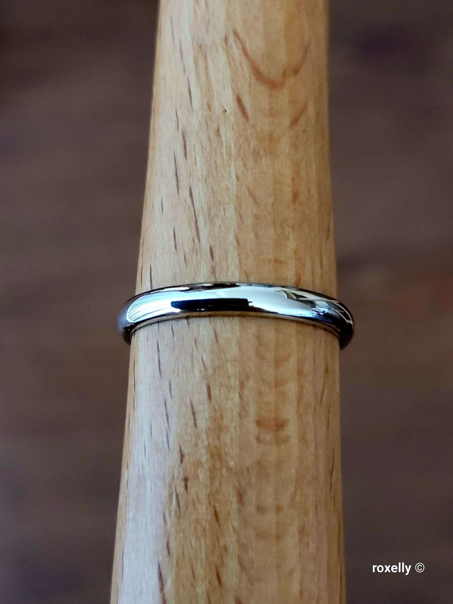 ❤️14k Size 6.75 Beautiful Solid White Gold Band Ring!