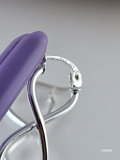 ♥️Sterling Silver Infinity Bead Drop Design Earrings!