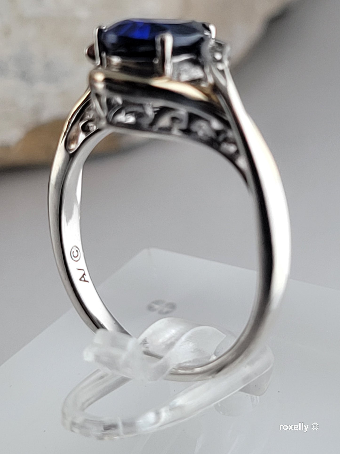 ❤️Sterling Silver & Solid Gold Sapphire and Diamond Set – Ring (Size 6.75), Necklace & Pendant!