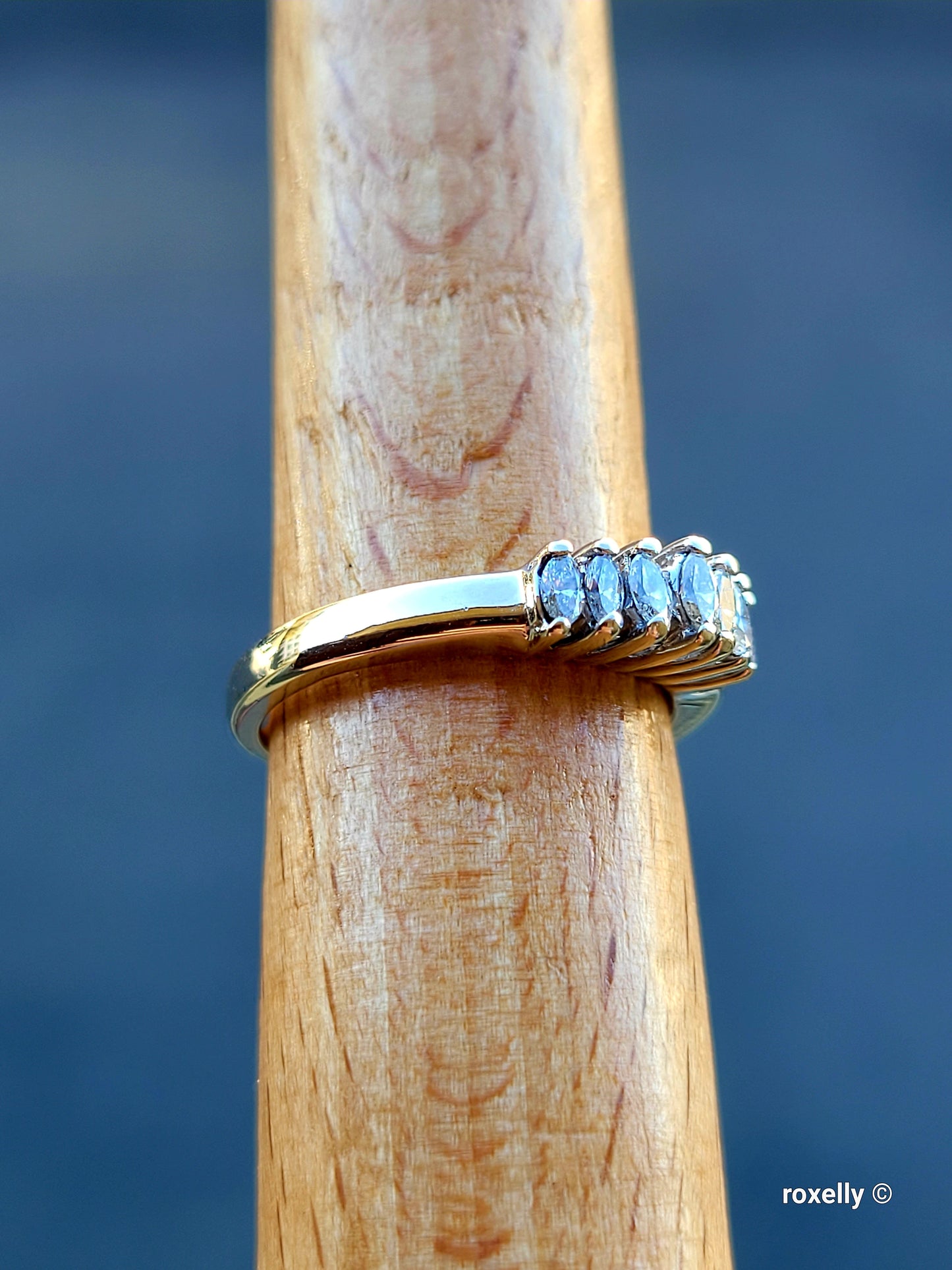 ❤️14k Size 5.25 Precious Solid White Gold Genuine Diamond Tiara Design Ring!