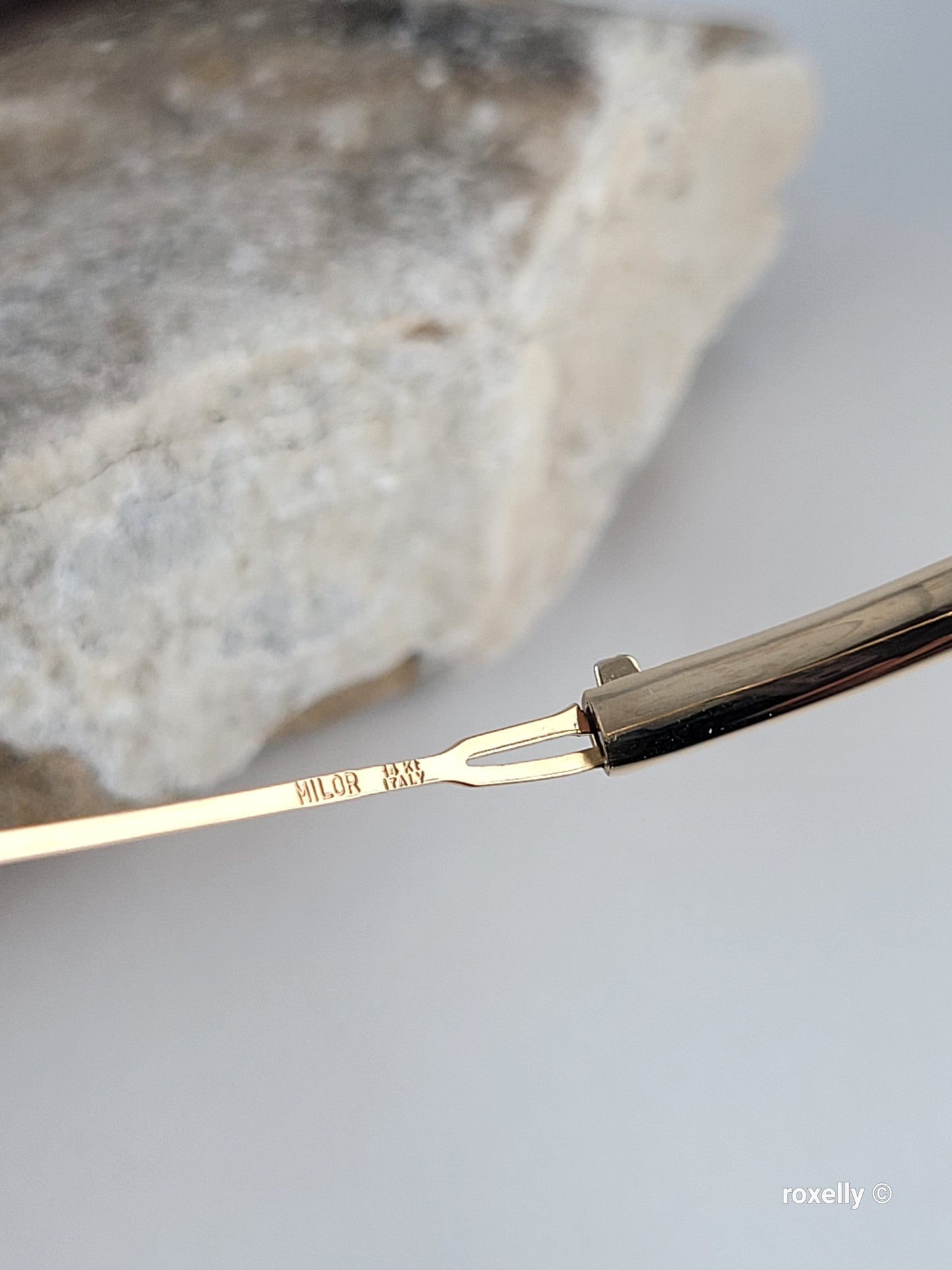 ❤️14k Fancy Solid White and Yellow Gold Tubular Design Bracelet, Millor Italy!