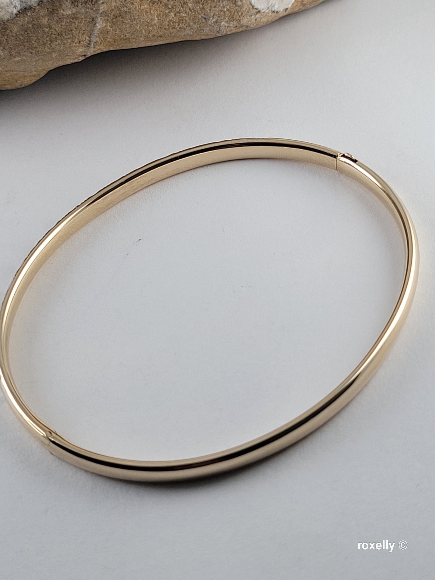 ❤️14k Fancy Solid White and Yellow Gold Tubular Design Bracelet, Millor Italy!