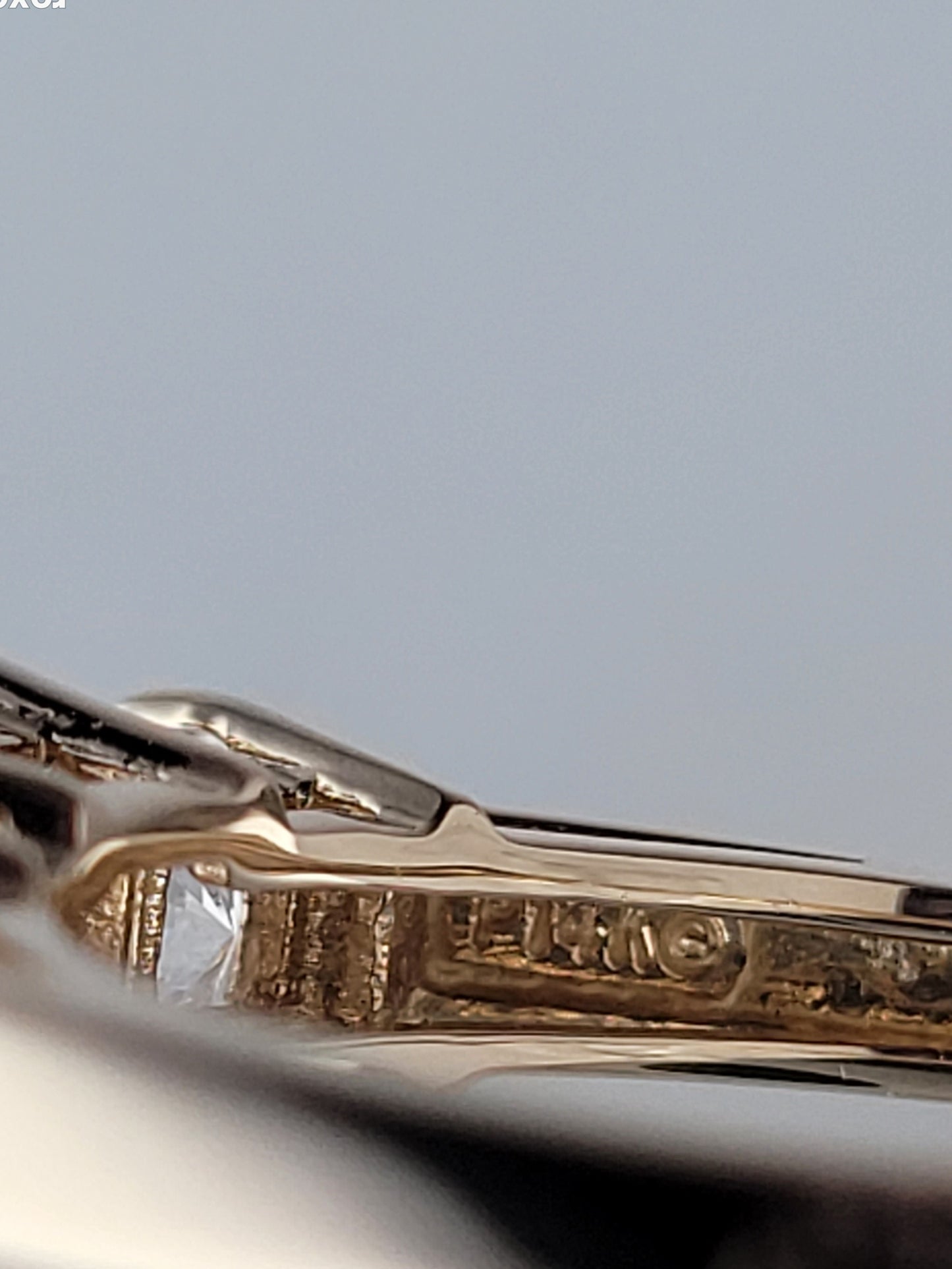 ❤️14k Size 8 Precious Solid Yellow Gold Cubic Zirconia Cocktail Ring!