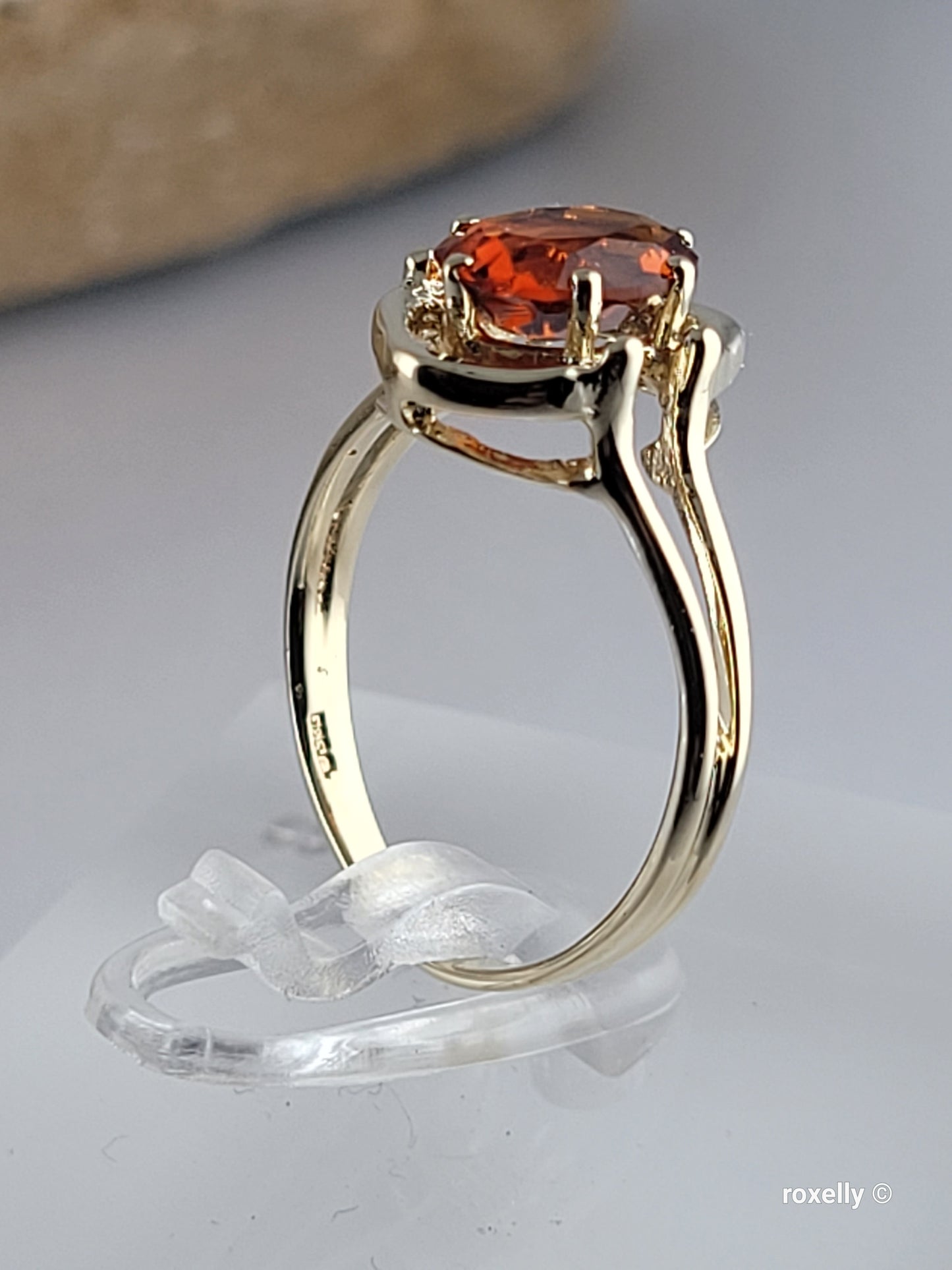 ❤️14k Size 5.5 Precious Solid Yellow Gold Madeira Citrine Ring!