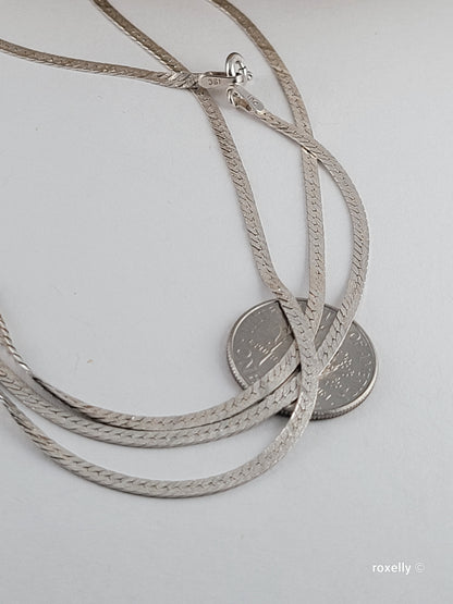 ❤️925 Vintage Sterling Silver Italy Necklace!