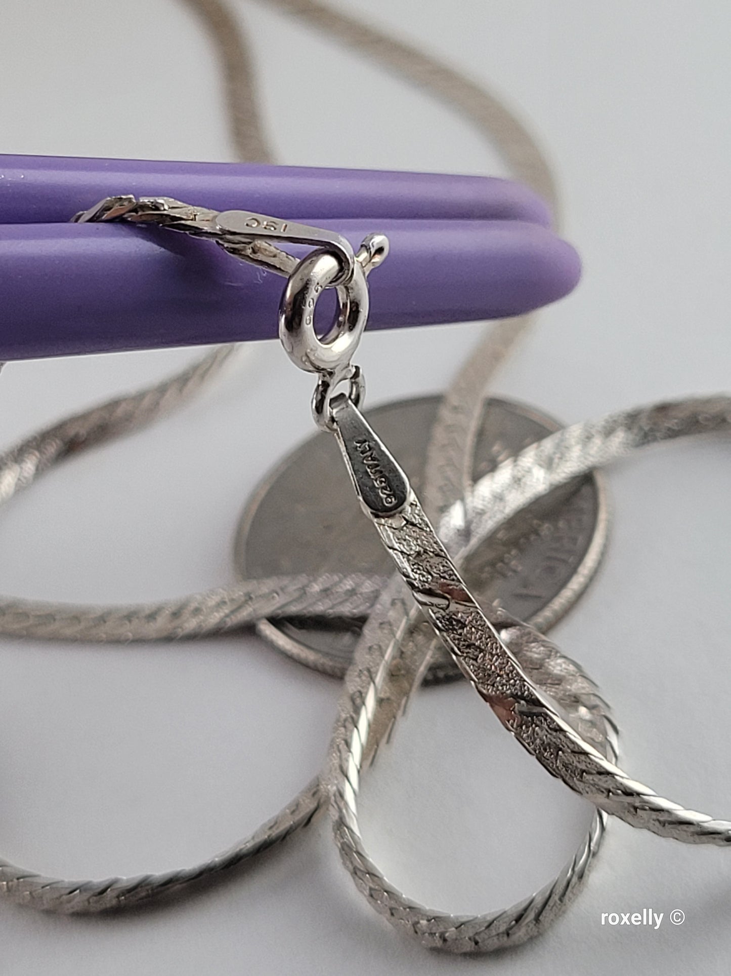 ❤️925 Vintage Sterling Silver Italy Necklace!