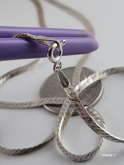 ❤️925 Vintage Sterling Silver Italy Necklace!