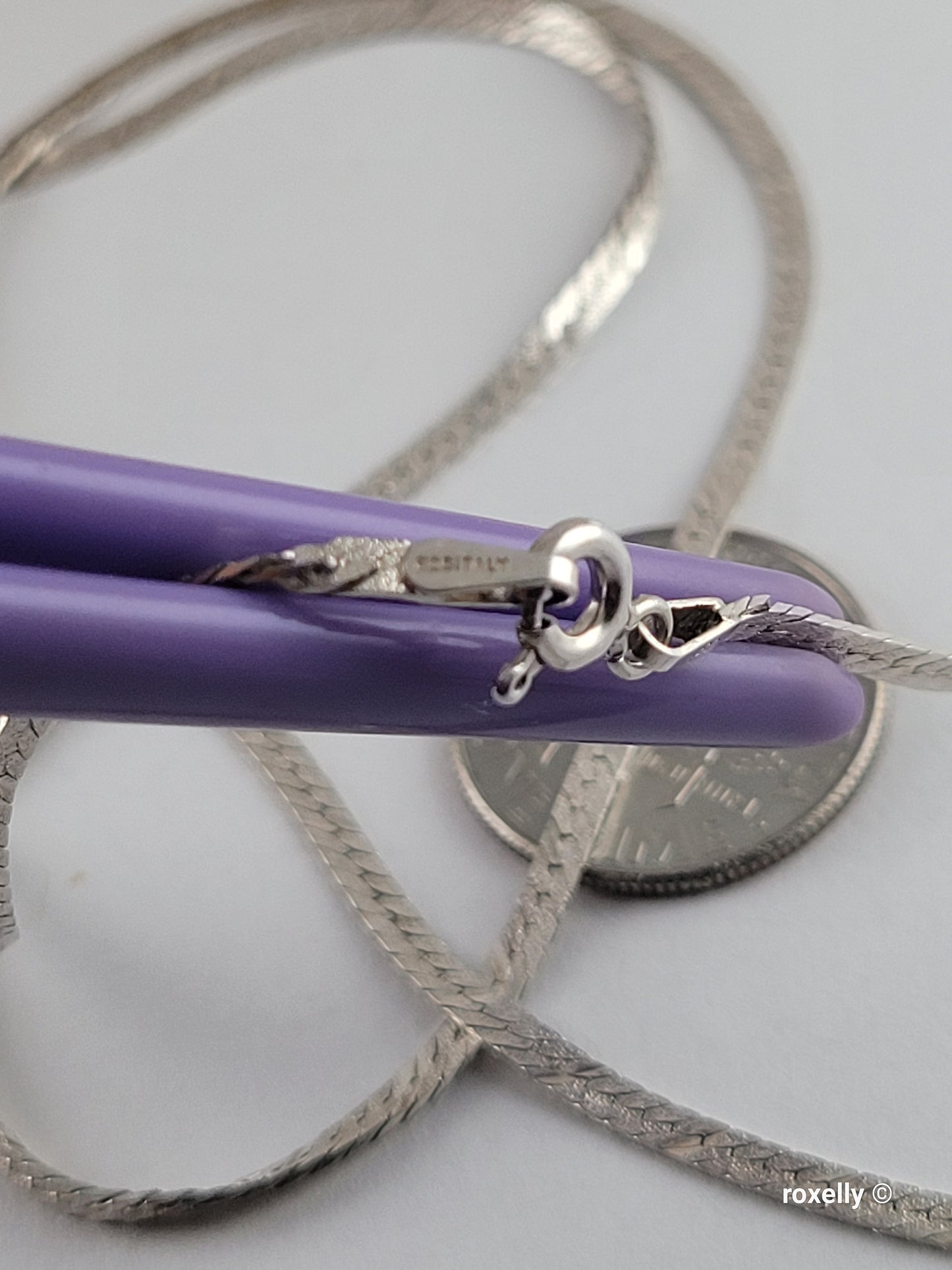 ❤️925 Vintage Sterling Silver Italy Necklace!