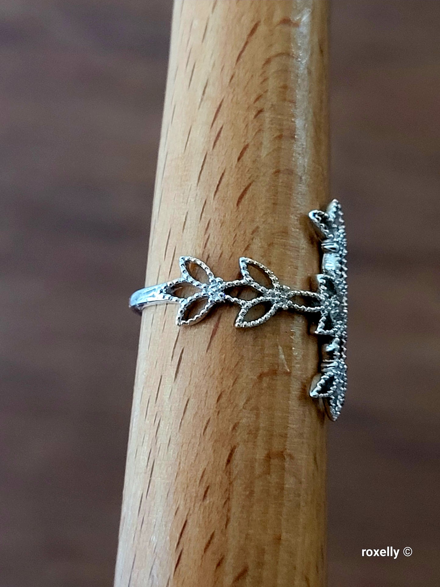 ❤️925 Cross-Shaped Diamond Ring Size 10 Sterling Silver