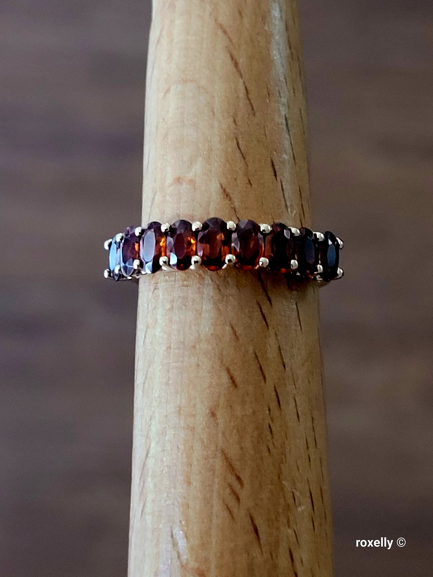 14k Yellow Gold Citrine Madeira Ring Size 8 Solid Gold