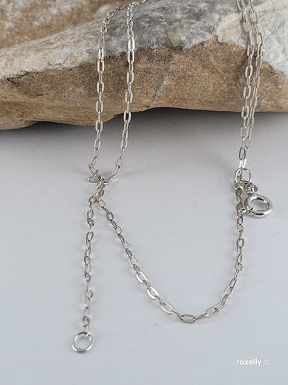 925 Sterling Silver Chain Necklace 16 Inches