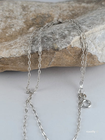925 Sterling Silver Chain Necklace 16 Inches