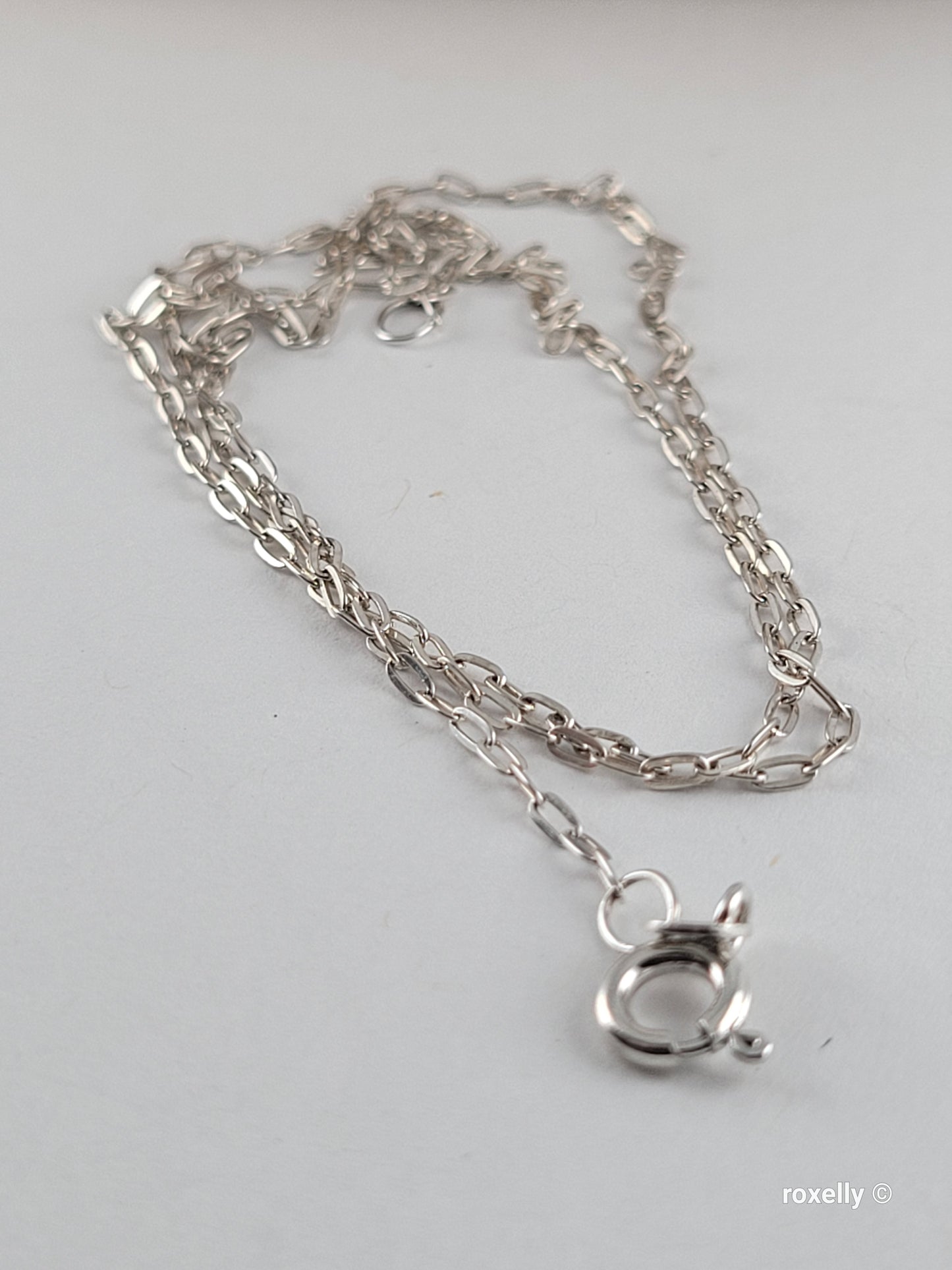925 Sterling Silver Chain Necklace 16 Inches