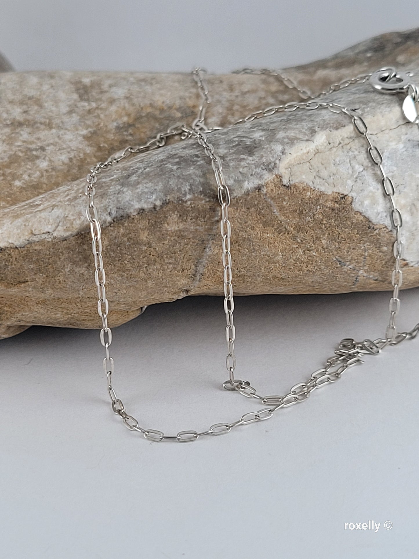 925 Sterling Silver Chain Necklace 16 Inches