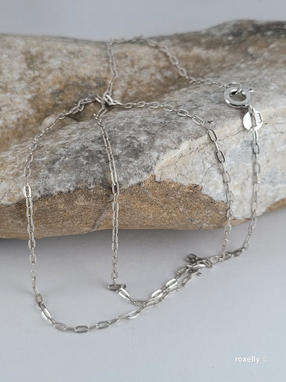 925 Sterling Silver Chain Necklace 16 Inches