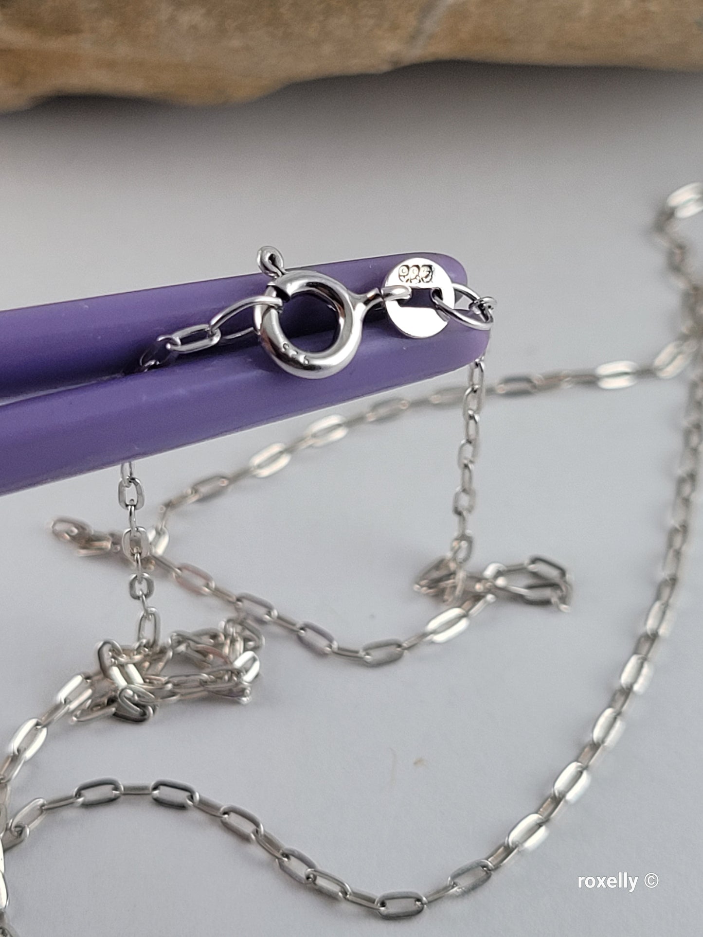 925 Sterling Silver Chain Necklace 16 Inches