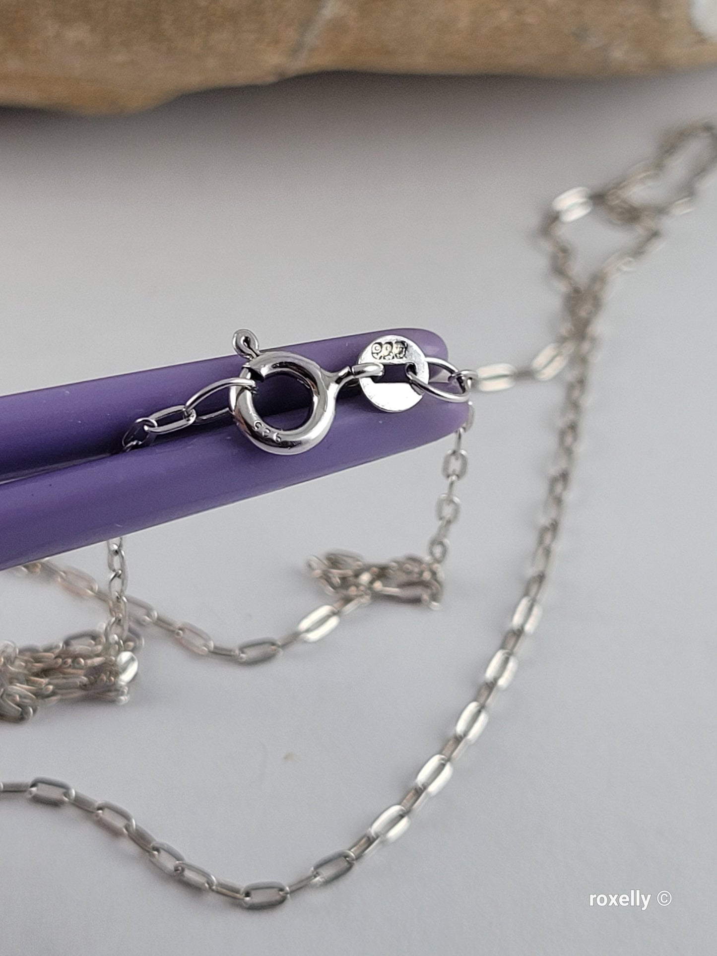 925 Sterling Silver Chain Necklace 16 Inches