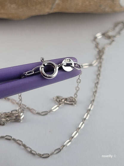 925 Sterling Silver Chain Necklace 16 Inches