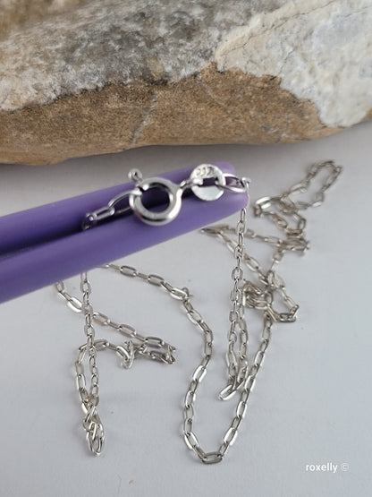 925 Sterling Silver Chain Necklace 16 Inches