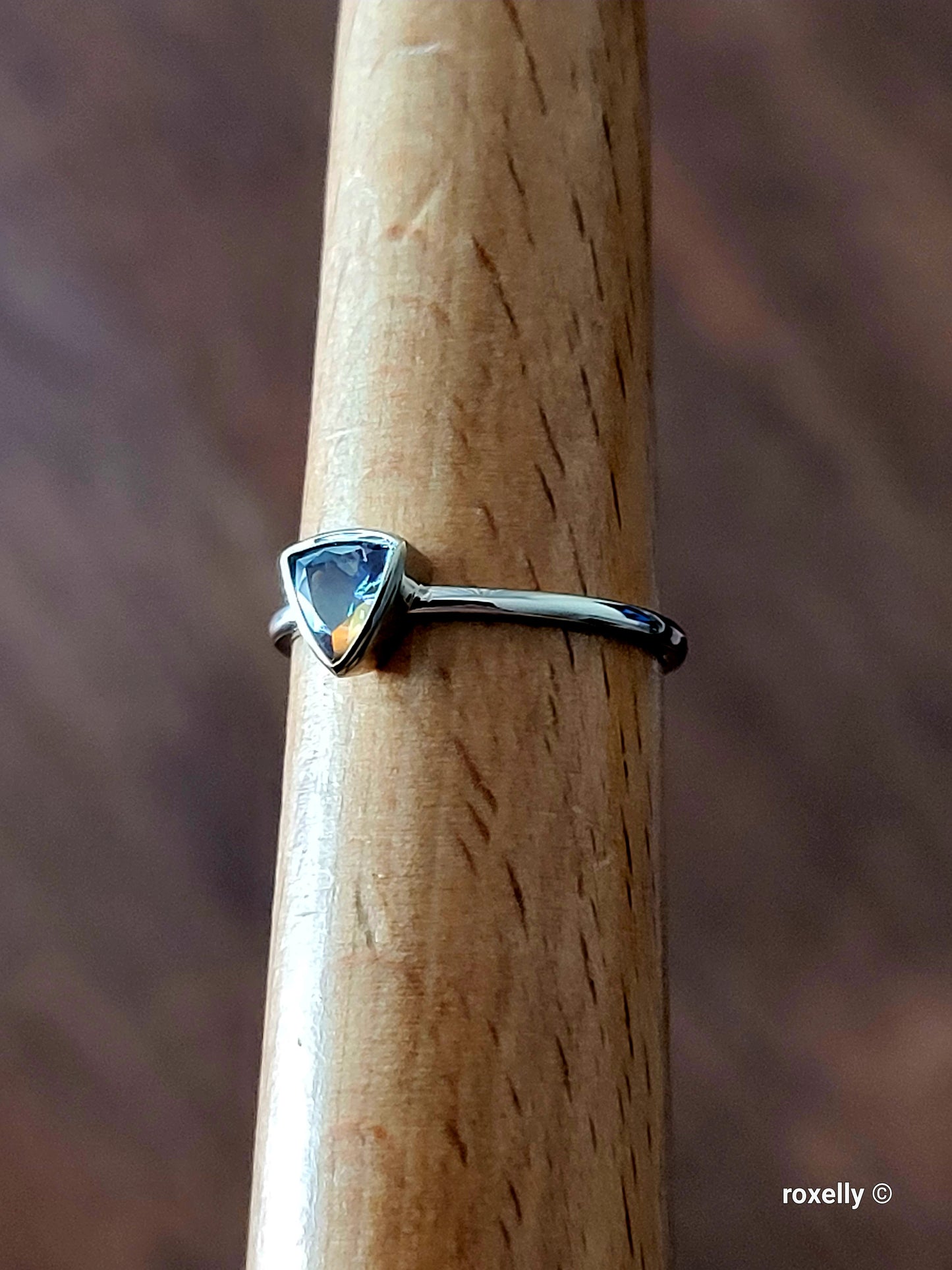 10K White Gold Cubic Zirconia Gemstone Ring Size 9.25 Solid Gold