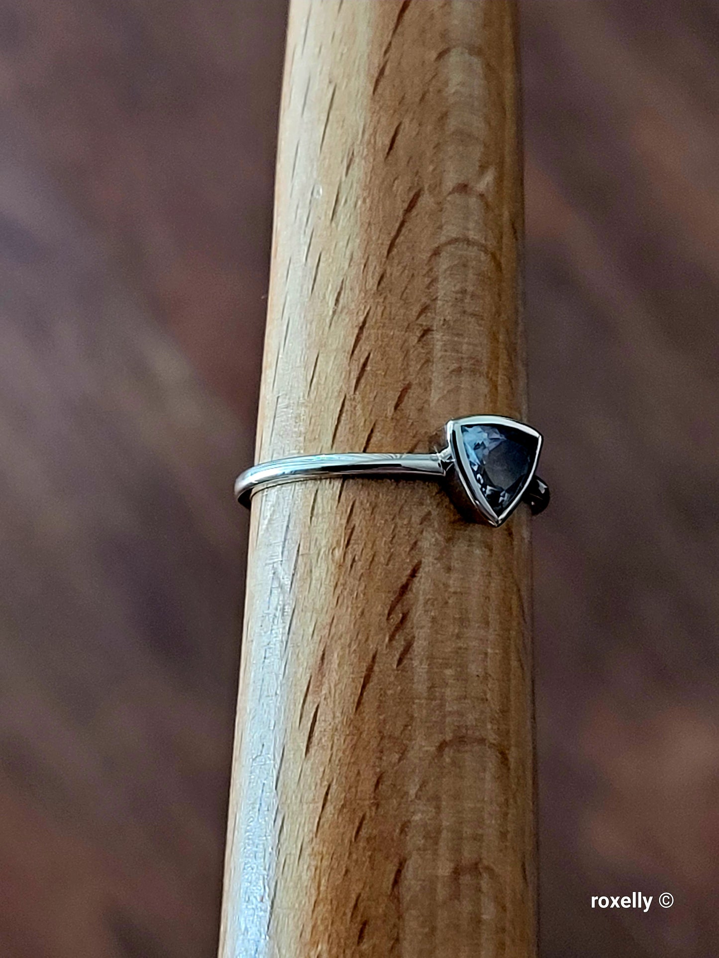 10K White Gold Cubic Zirconia Gemstone Ring Size 9.25 Solid Gold