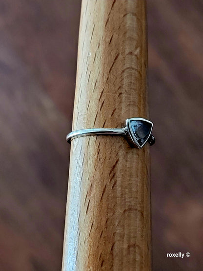 10K White Gold Cubic Zirconia Gemstone Ring Size 9.25 Solid Gold