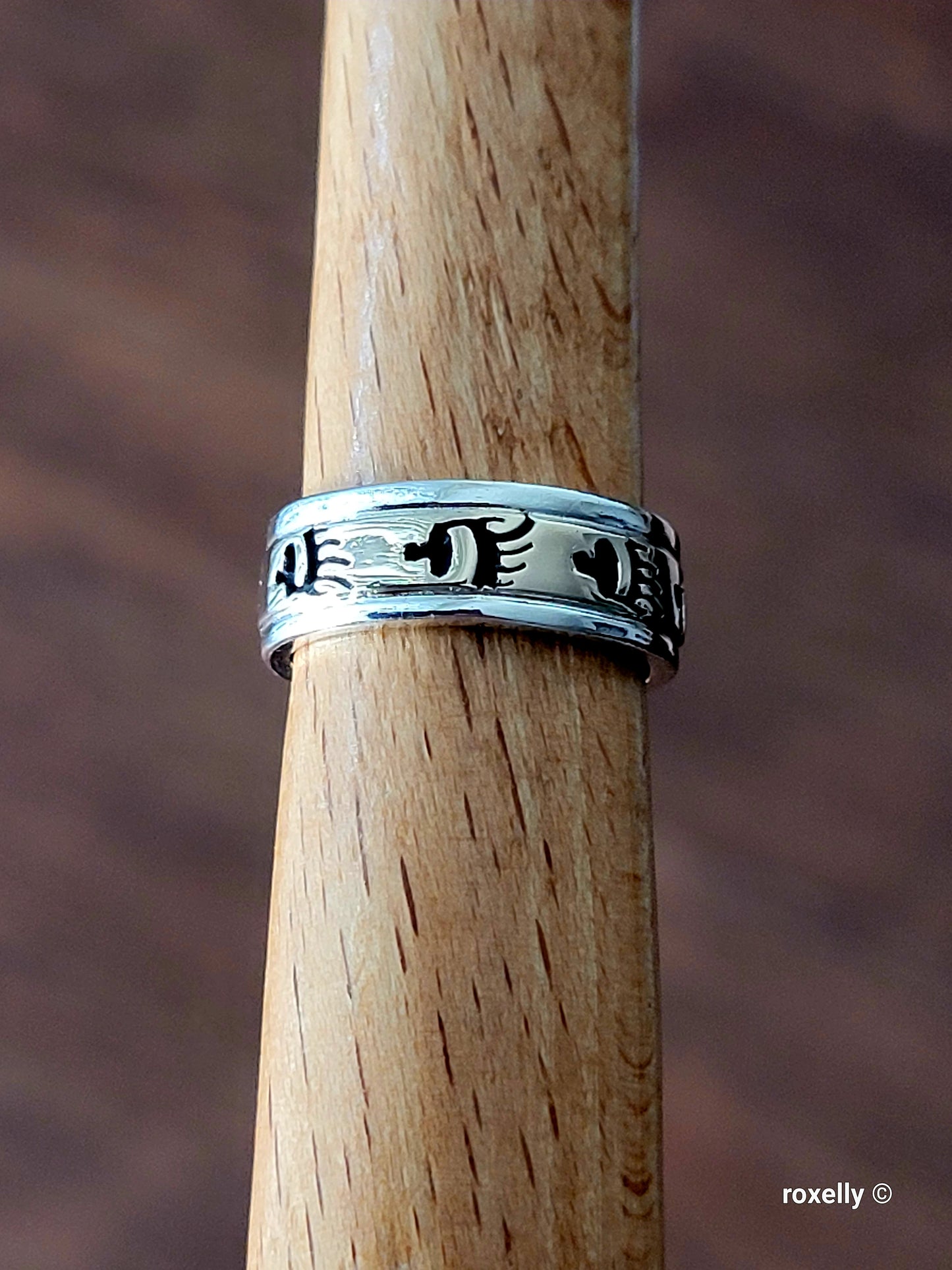 925 Sterling Silver and 14K Yellow Gold Ring Size 5