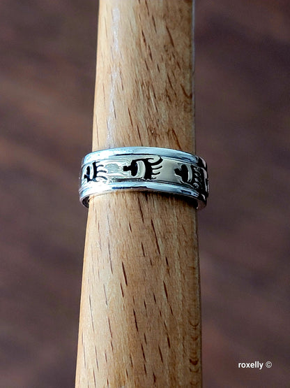 925 Sterling Silver and 14K Yellow Gold Ring Size 5