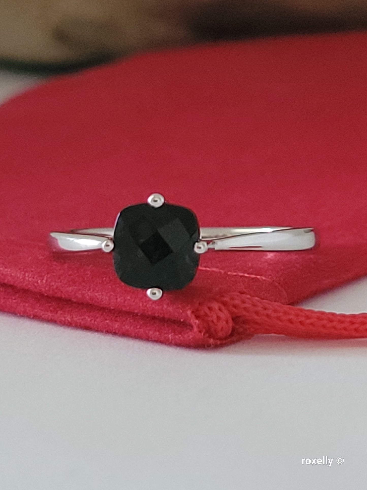 14K Solid White Gold Smoky Quartz LeVian Ring Size 7 Solid Gold