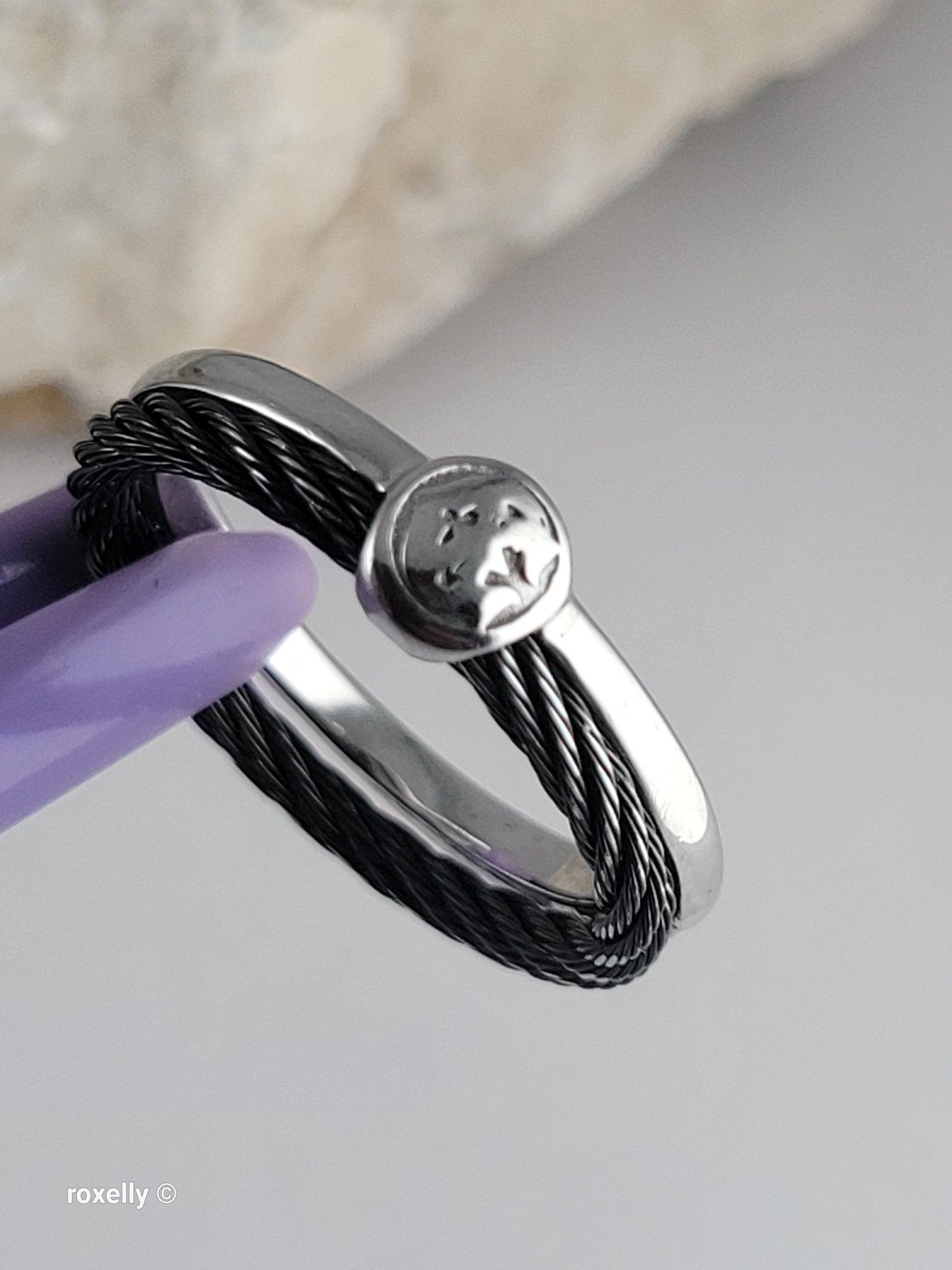 Authentic Charriol Ring – 18k Solid Gold, Geunine Diamonds, and Hypoallergenic Steel Ring – AMAZING!