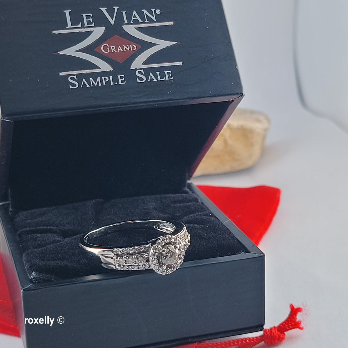 Le Vian 14K White Gold Chocolate & Vanilla Diamonds Ring Size 9.75 - Solid Gold