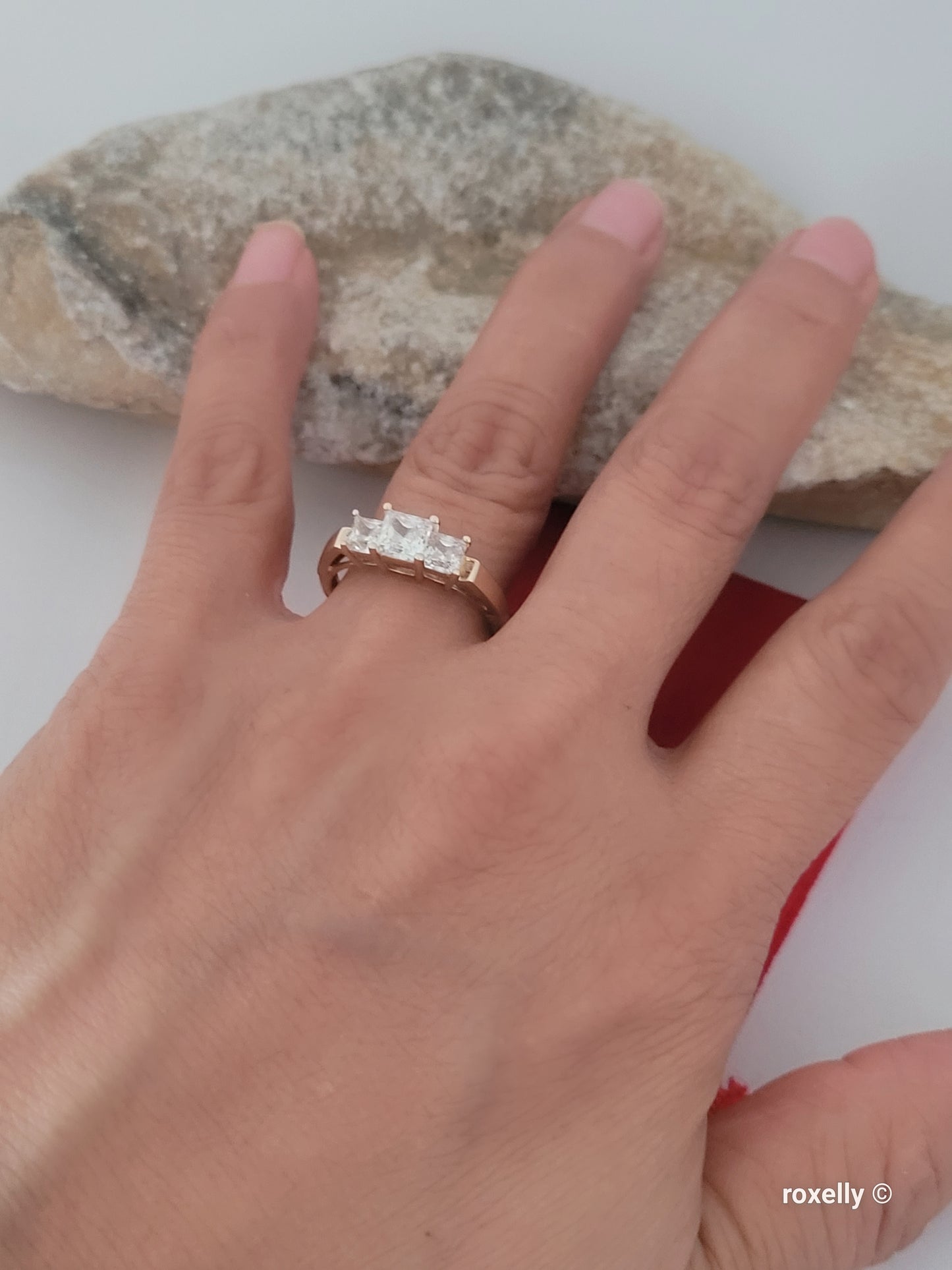 ❤️14k Size 8 Precious Solid Yellow Gold Cubic Zirconia Cocktail Ring!