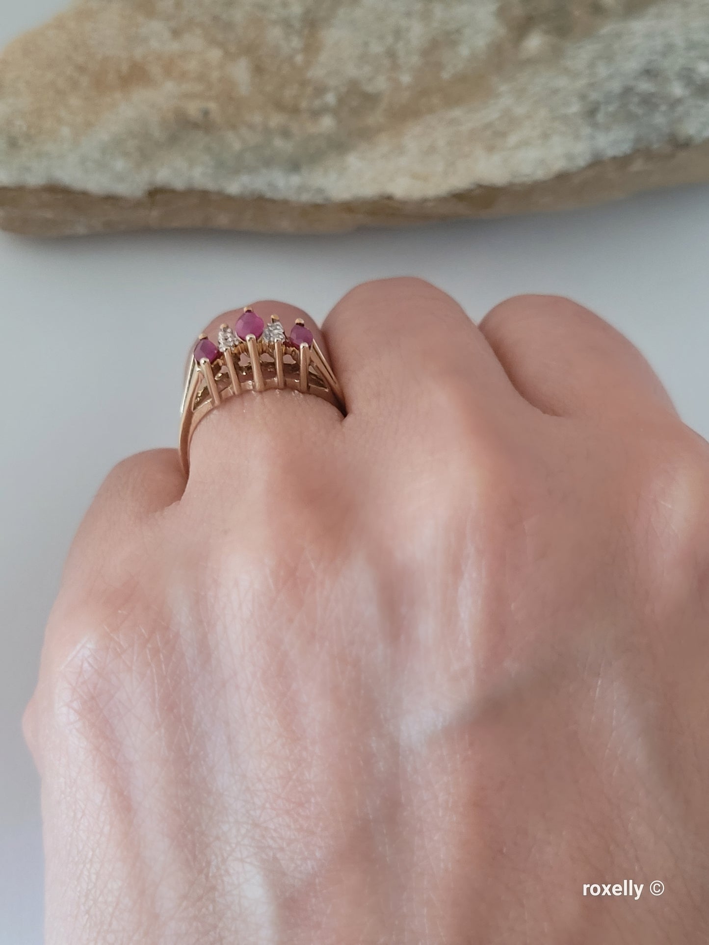 14k Yellow Gold Citrine Madeira Ring Size 8 Solid Gold