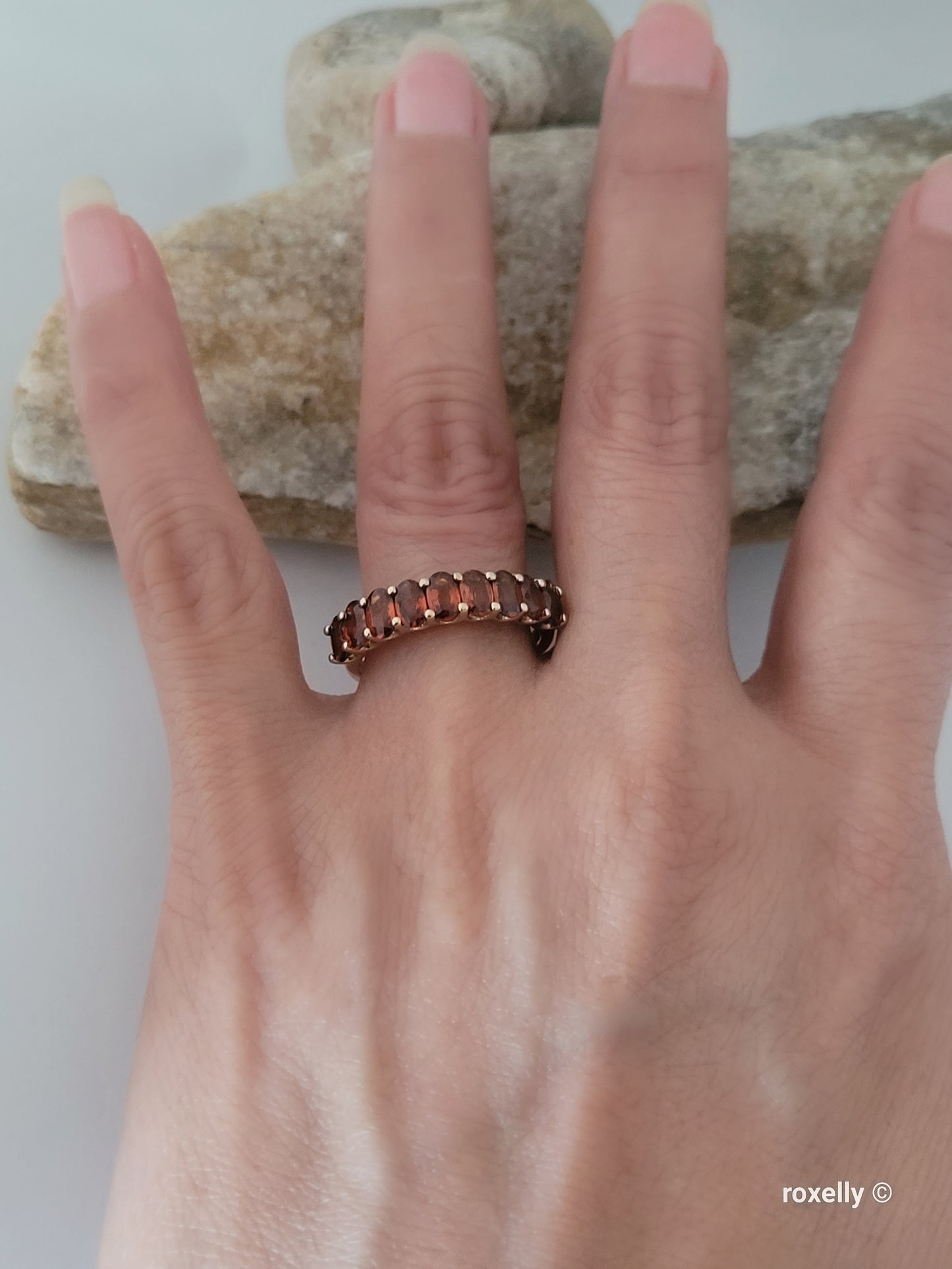 14k Yellow Gold Citrine Madeira Ring Size 8 Solid Gold