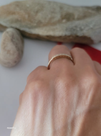 14K Yellow Gold Pandora Signature I-D Ring Size 7.5, Solid Gold!