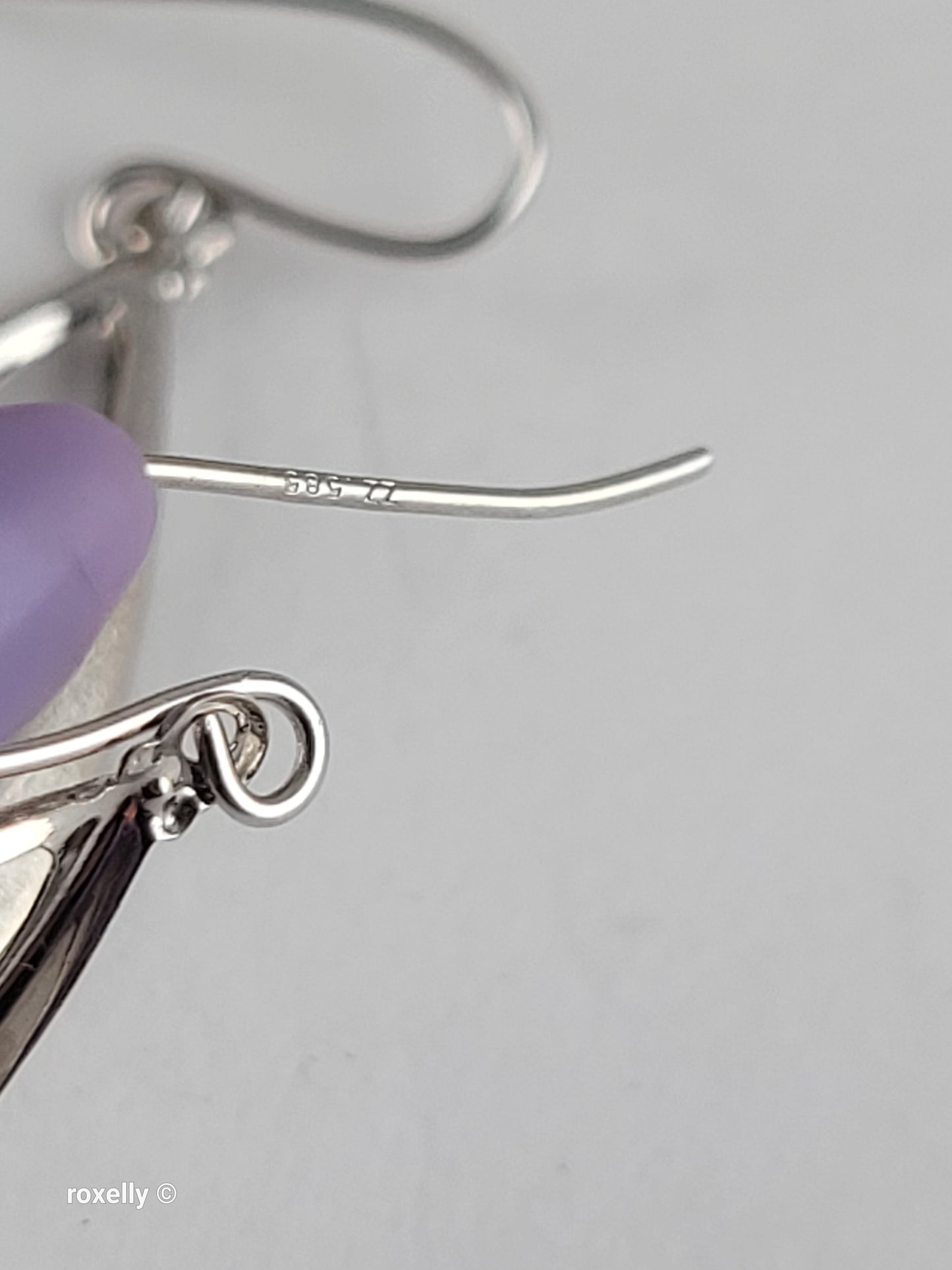 14K White Gold Lightweight Small Comfortable Brushed Finish Earrings!