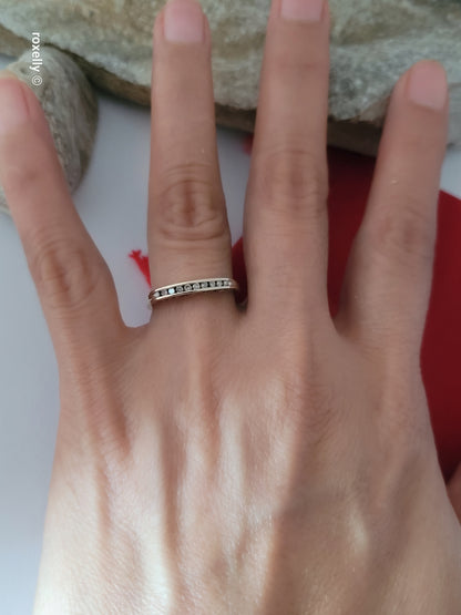 10K Yellow Gold Genuine Diamond "I Love You” Ring Size 6.75, Solid Gold!