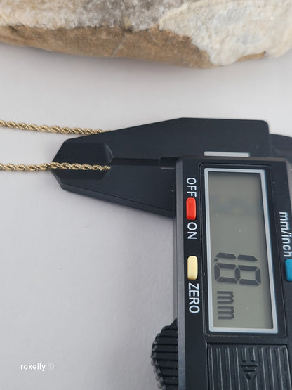 14k Yellow Gold Rope Design Bracelet, Solid Gold