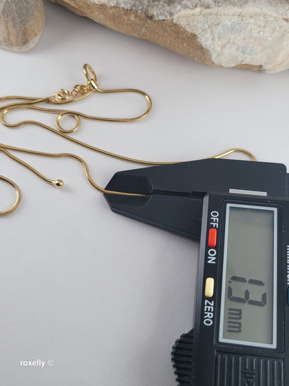 Milor 14K Yellow Gold Adjustable Flexible Necklace, Solid Gold – Made in Italy